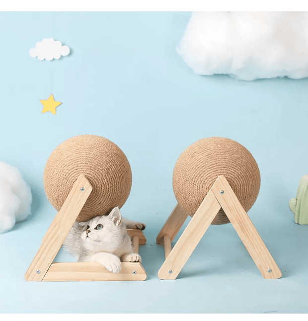 ARFMANI Cat Sisal Rope Ball Scratching Toy Stand ARFMANI cat cat toy cat toys cats toy toys