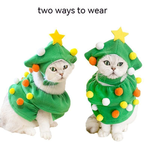 ARFMANI Adorable Christmas Tree Pet Costume for Dogs and Cats My Store cat cats christmas cj cosplay costume costumes dog dogs