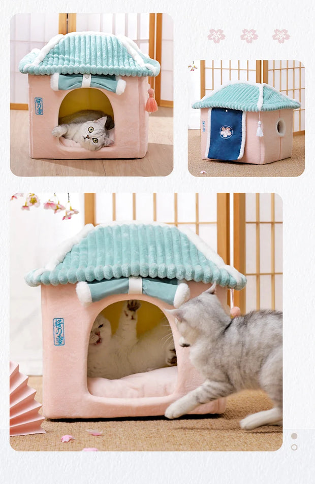 Traditional Japanese House Cat Bed