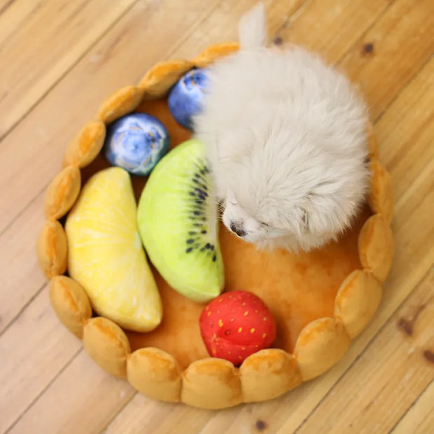 Fruit Tart Bed for Cats & Small Dogs