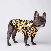 Gold Embroidery Baroque Dog Jacket Coat