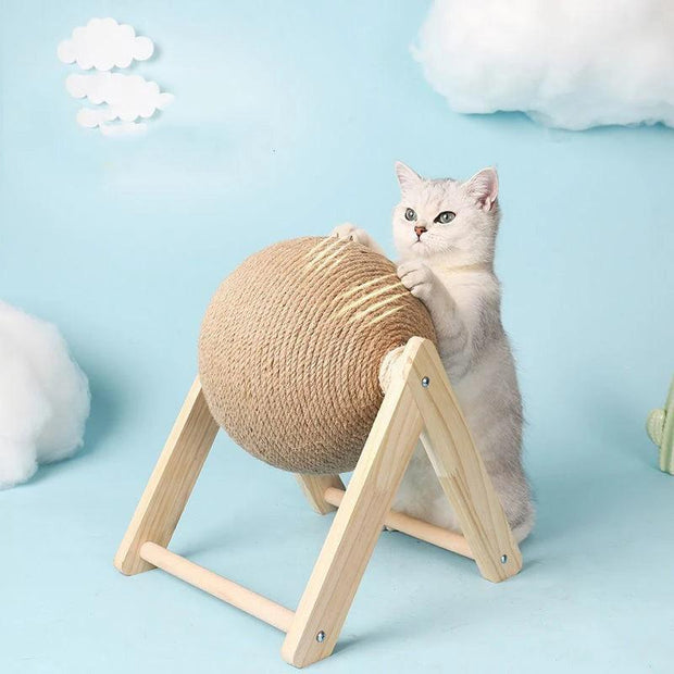 ARFMANI Cat Sisal Rope Ball Scratching Toy Stand ARFMANI cat cat toy cat toys cats toy toys