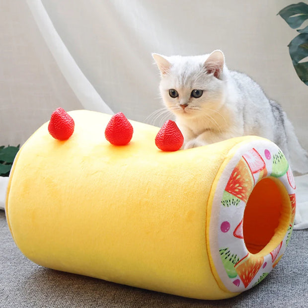 Fruit Tart Bed for Cats & Small Dogs