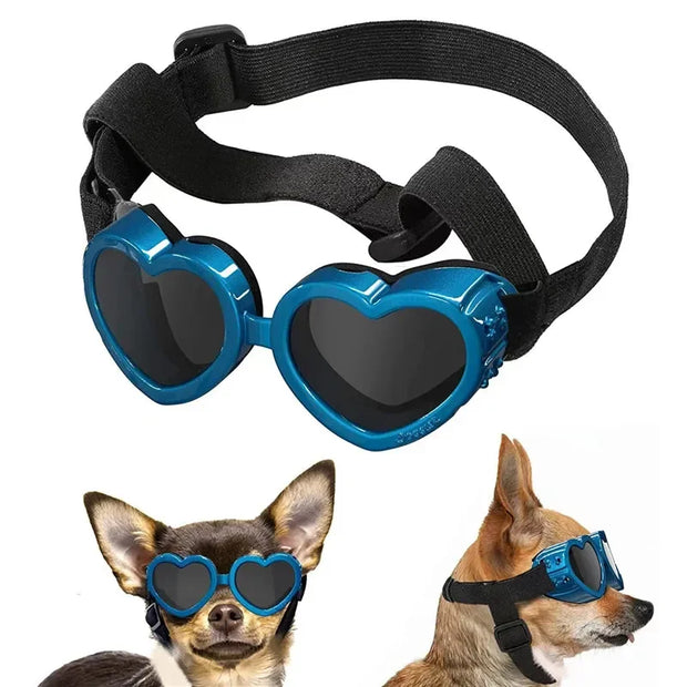 Heart-shaped Waterproof UV Protection Sunglasses for Pets