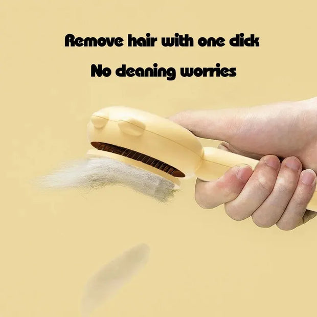 One-Click Hair Removal Cleaning Brush for Pets