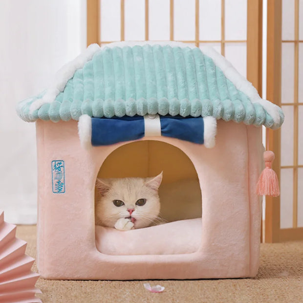 Traditional Japanese House Cat Bed