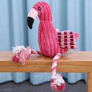 ARFMANI Pink Corduroy Flamingo Squeaky Toy ARFMANI dog dogs toy toys