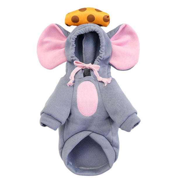 ARFMANI Adorable Mouse Costume with Big Ears Pet Hoodie ARFMANI costume costumes dog dogs