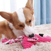 ARFMANI Pink Corduroy Flamingo Squeaky Toy ARFMANI dog dogs toy toys