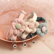 Flower Cat Bell Collar