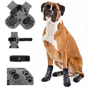 4pcs Anti-Slip Paw Protection Dog Socks