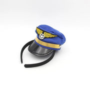 ARFMANI White Blue Navy Police Officer Cap ARFMANI cap cat cats dog dogs hat