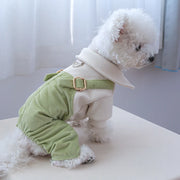 Light Green Overalls for Small Dogs