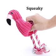 ARFMANI Pink Corduroy Flamingo Squeaky Toy ARFMANI dog dogs toy toys