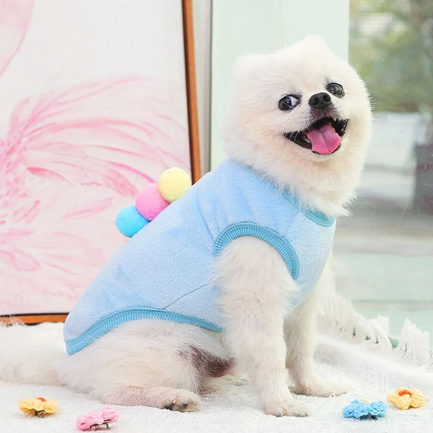 Ice Cream Fleece Vest for Small Pets