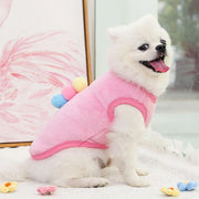 Ice Cream Fleece Vest for Small Pets