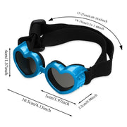 Heart-shaped Waterproof UV Protection Sunglasses for Pets