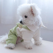 Light Green Overalls for Small Dogs