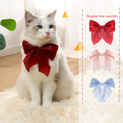 Silky Big Bow Tie for Cats