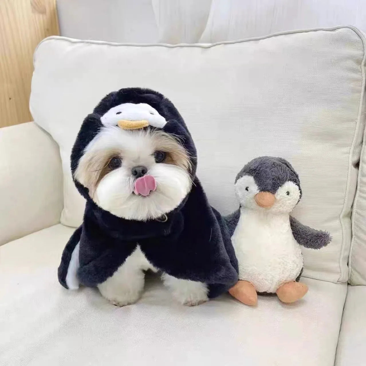 Penguin Cape Environmentally Friendly Pet Cat and Dog Cloak